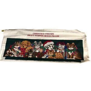 Christmas Friends Draft Stopper Bench Pillow Pattern/Fabric VIP Print Cranston P